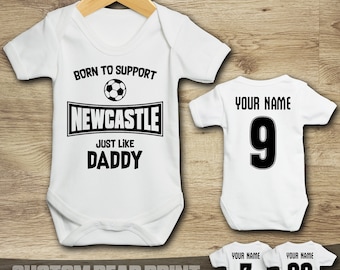 Shearer Newcastle United NUFC Babygrow Babyvest Benitez 