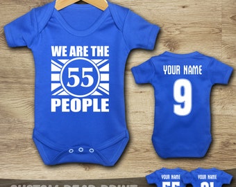 RANGERS - CHAMPIONS - 55 - WATP - Football - Baby Vest Suit Grow