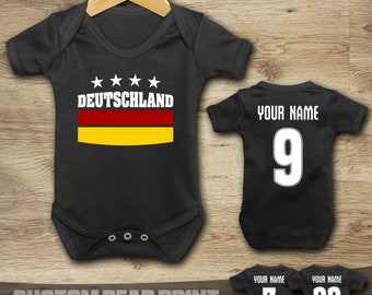 GERMANY - Deutschland - Football - Baby Vest Suit Grow