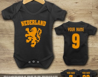 Holland - Nederland - Football - Baby Vest Suit Grow