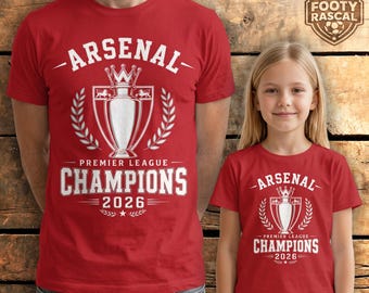 Arsenal - Premier League Champions 2026 - T-Shirt