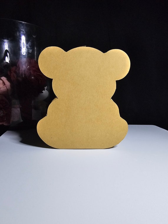 Teddy Bear Heart Treat Box SVG & PNG: DIY Gift (digital Download