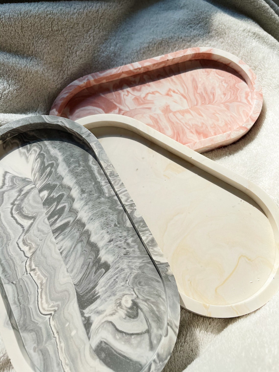 Jesmonite Tray / Jesmonite Tray Jewelry Tray Decoration Etsy