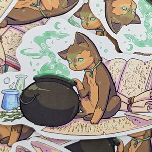 PRÉ-VENDA - Adesivo de Gato Mago D&D