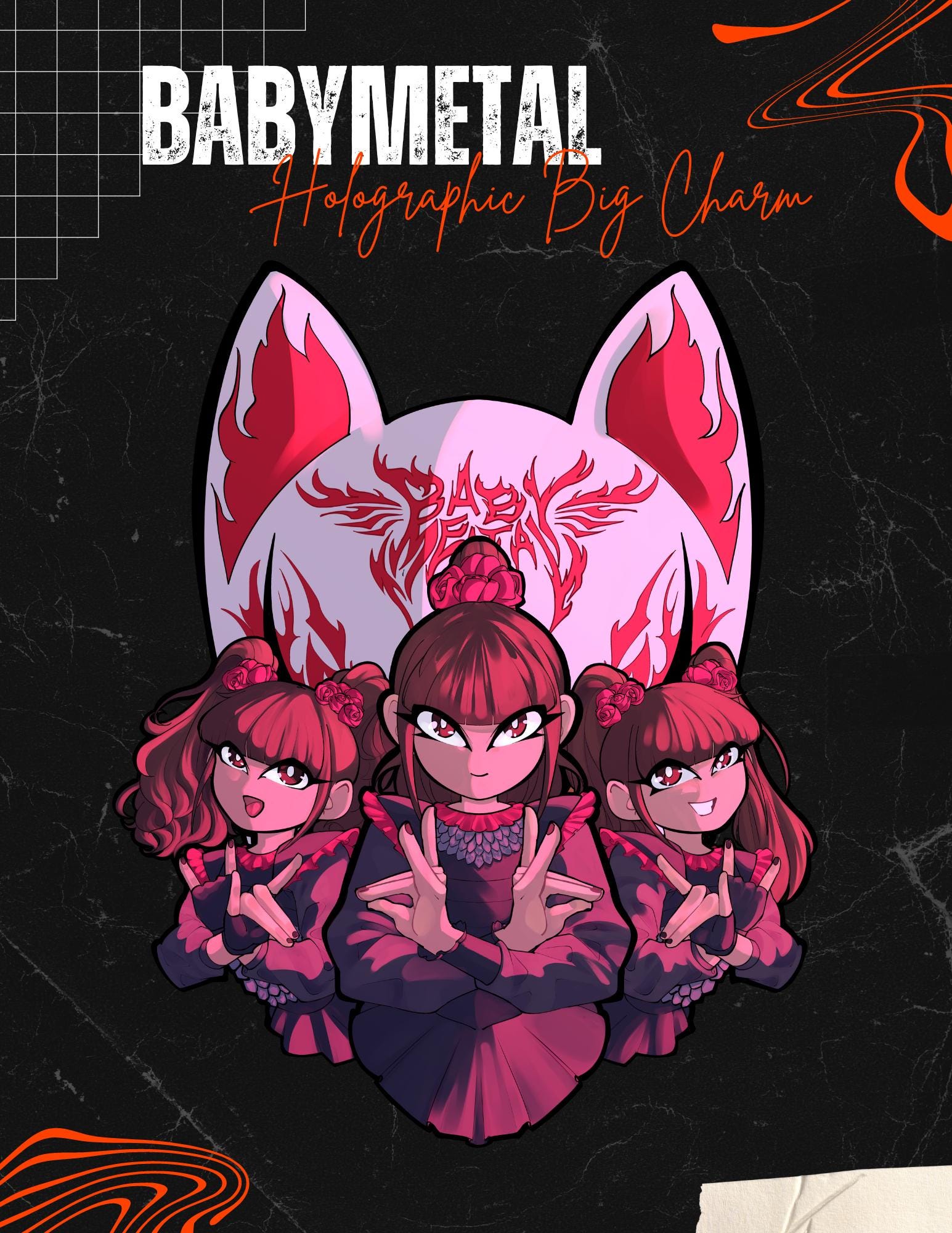 Babymetal Keychain - Etsy