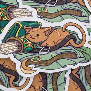 PRÉ-VENDA - Adesivo de Gato Ranger D&D