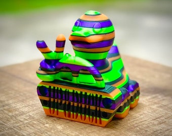 Zombie Duck Collectible Figurine - Halloween Duck Decoration, Unique Handcrafted Colorful Duck for duck ducking game, Perfect Gift idea