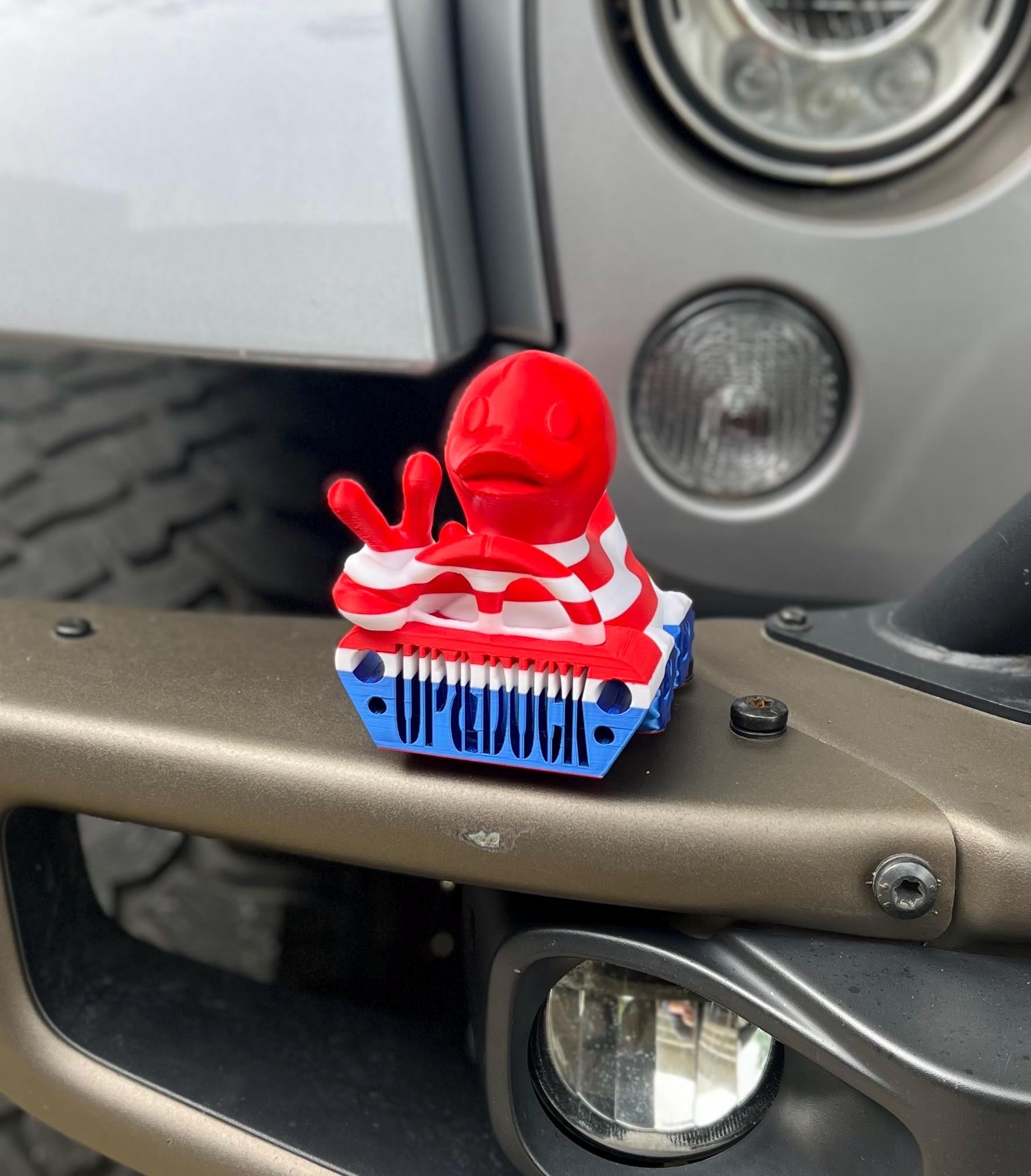 Big Duck Magnetic Fits Jeep Wrangler Big Show Bumper Exterior 