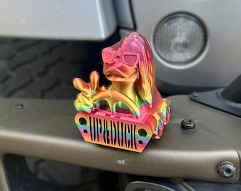 Big Hey Girl Duck Magnetic fits Jeep Wrangler Big Show Bumper Exterior Decor Cute Car Ornament Wrangler JK JL Duck Ducking DuckDuckjeep Gift