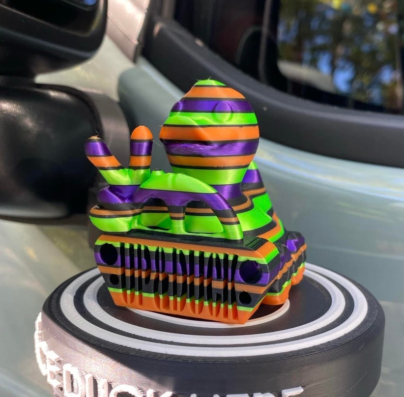 Zombie Duck Collectible Figurine Halloween Duck Decoration, Unique