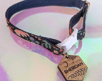 Simple Geometric Pet Collar Tag Pattern | SVG Ready for Glowforge, Laser, and Cricut | 6 Shapes in 3 Sizes