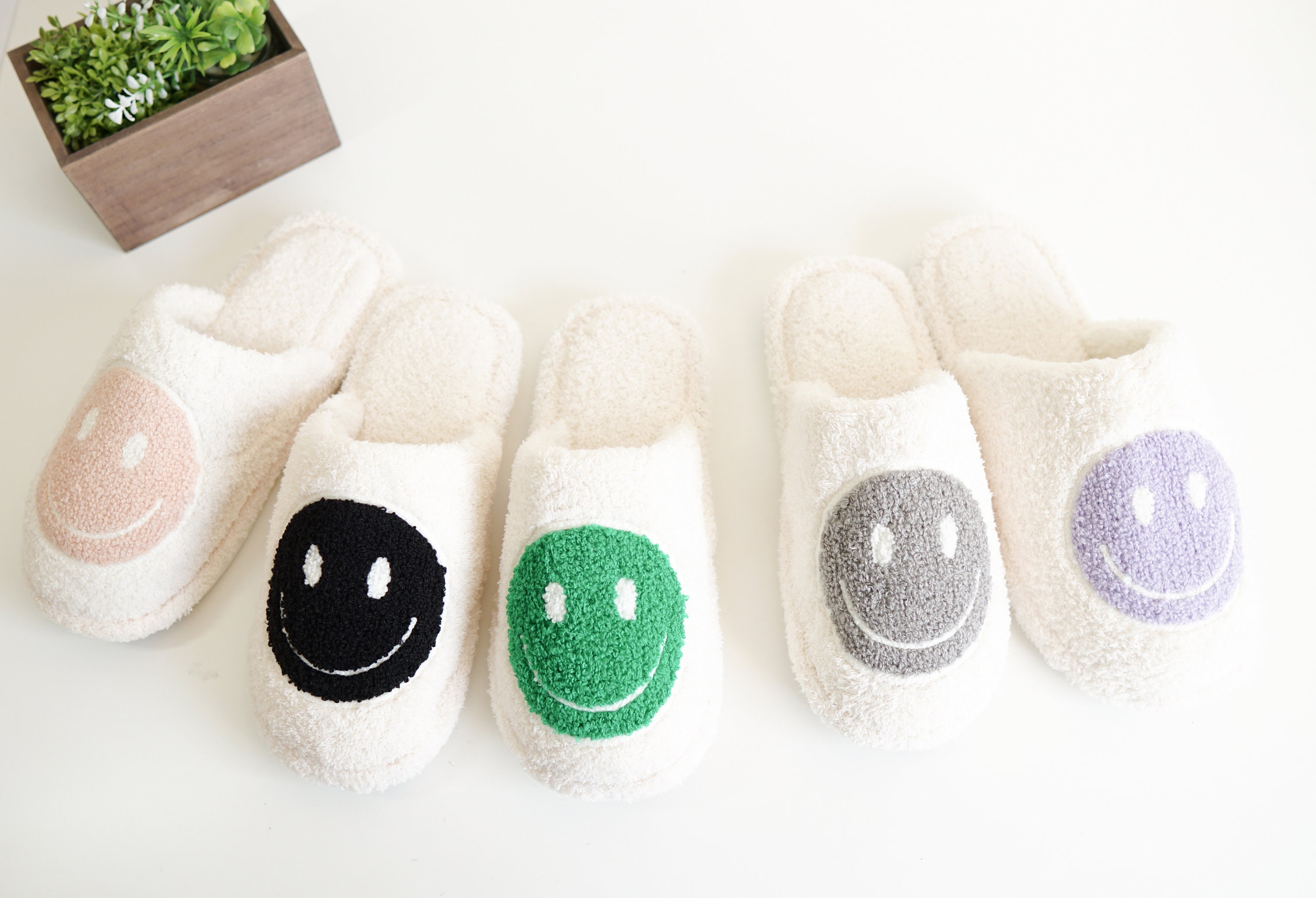 Chaussons smiley 1 – Cheriedoudou
