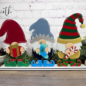Elf Gnomes Shelf Sitter Glowforge Laser Cut Digital File SVG - Etsy