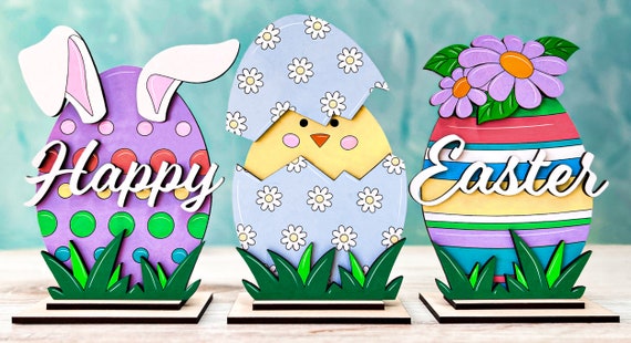 ハッピー イースター SVG、イースター エッグ ファイル SVG、赤ちゃん