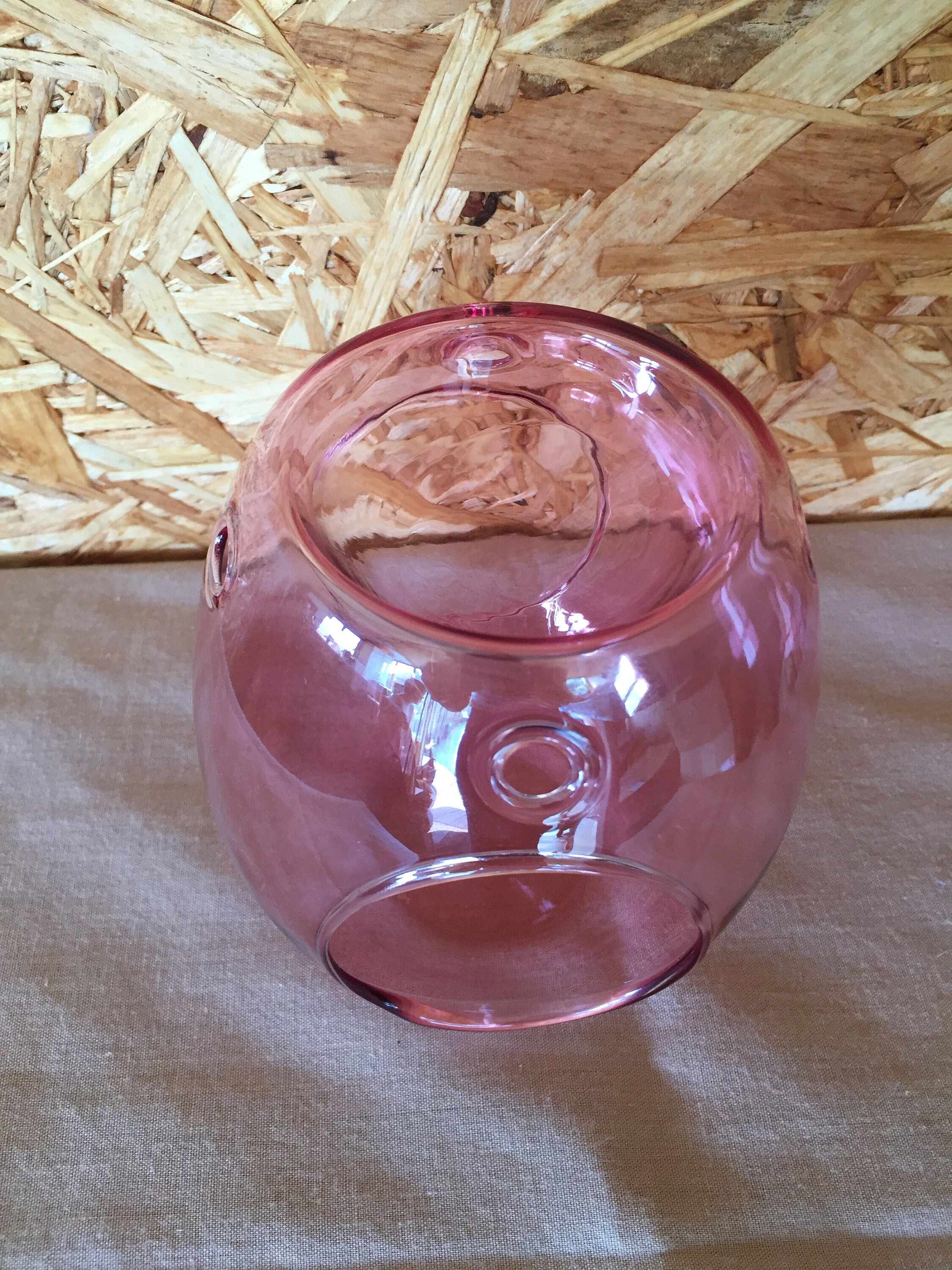 Soft Pink Luxury Glass Wax Burner Etsy