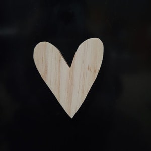 Wood Refrigerator Magnet heart
