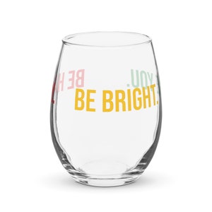 BE Stemless wine glass