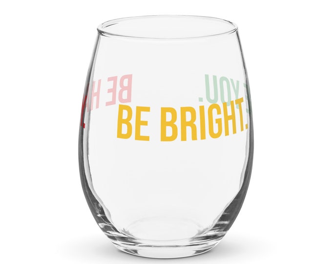 BE Stemless wine glass