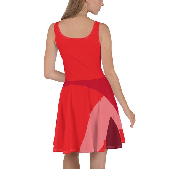 Red Skater Dress