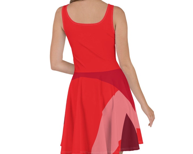 Red Skater Dress