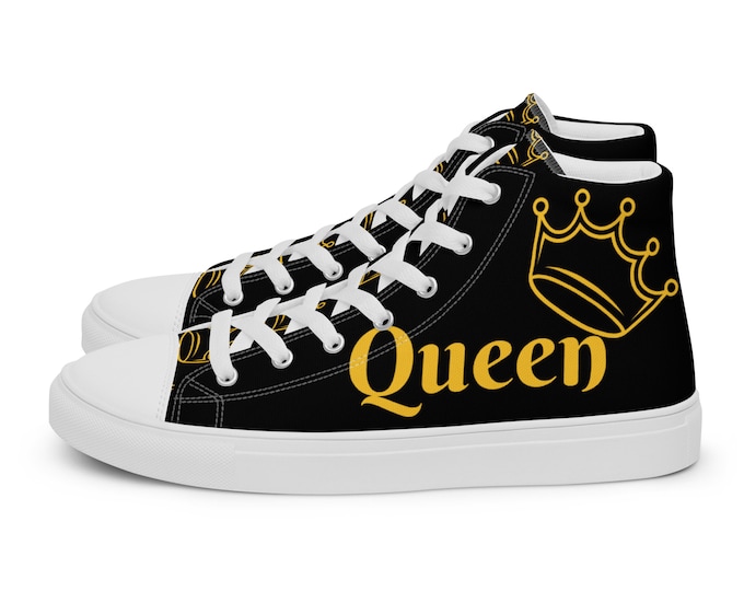 Queen Women’s High Top Canvas Shoes