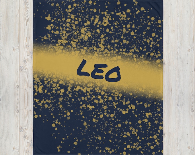 Zodiac Splash Throw Blanket