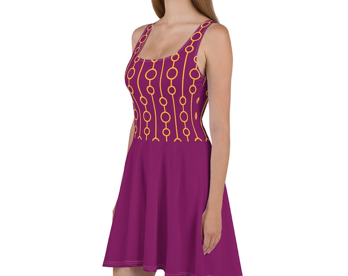 Eggplant Skater Dress