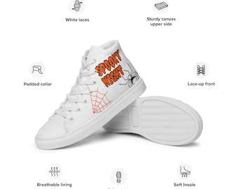 Spooky Women’s high top canvas shoes