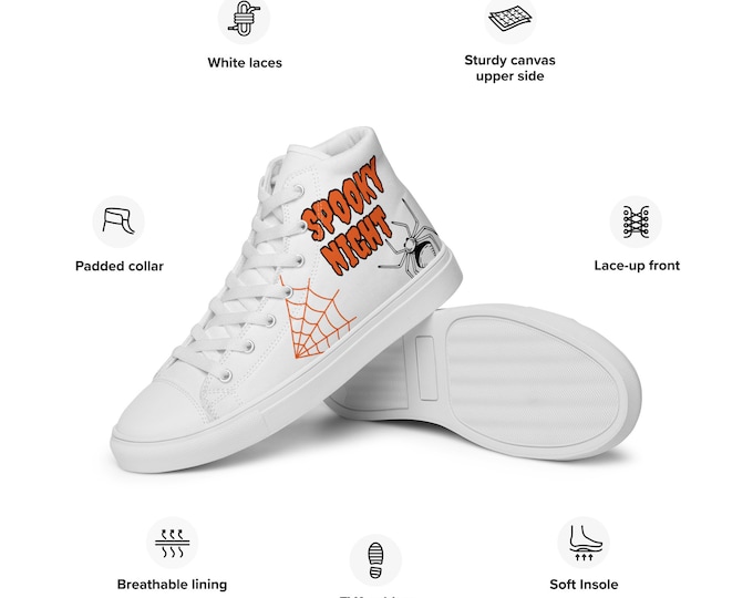 Spooky Women’s high top canvas shoes