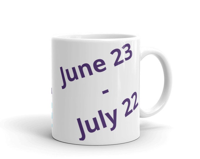 Cancer Alexandrite Custom Birthday Mug Gift Birthstone