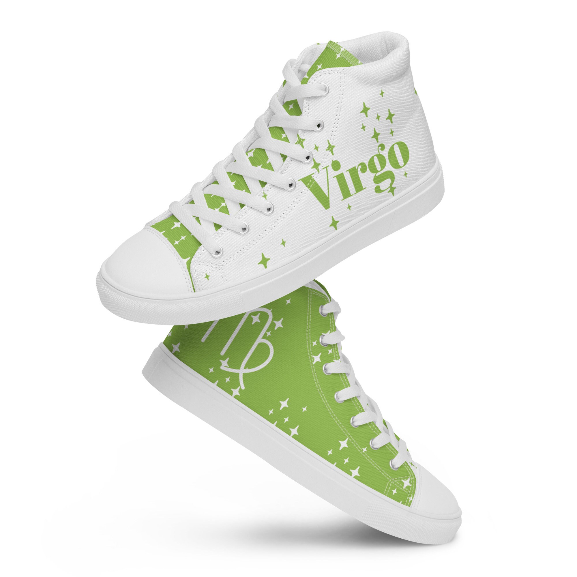 Virgo Peridot Mens High Top Canvas Shoes - Etsy