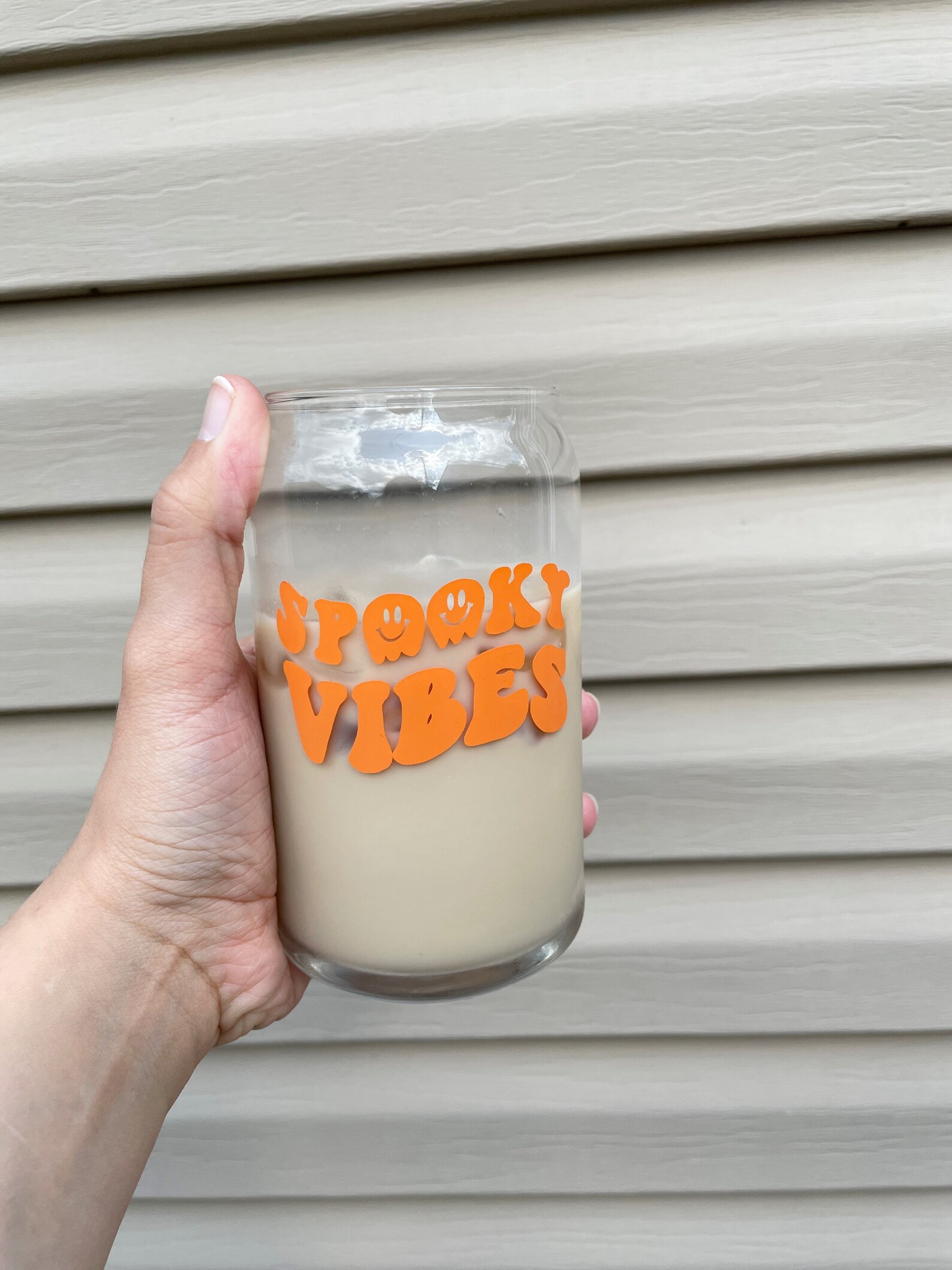 etsy iced coffee glasses