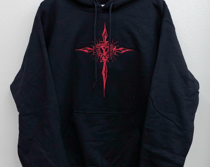 Gothic Cross Hoodie