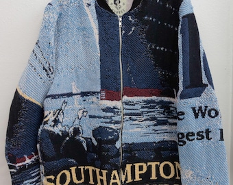 Woven Titanic Bomber Jacket