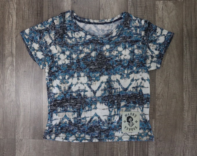 Tie Dye Knit Crop Tee