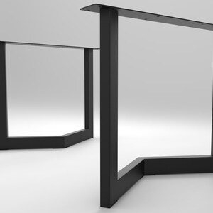 2x V Style Table Leg Table Base Metal Table Legs Industrial Style Industrial Table Frame Dining Table Legs Dining Legs For Table Top