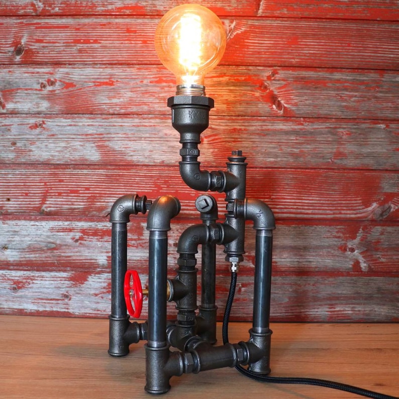 Industrial Table Lamp Steampunk Desk Lamp Edison Lamp Steampunk Lamp ...
