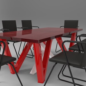 Luxury Dining Table Desk Oak Wood, Kitchen Desk, Masive Kitchen table, Industrial Style, Dining Table, Oak Wood Table, Dining Kitchen Desk