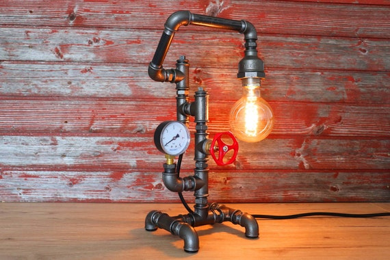 Industrial Table Lamp Steampunk Desk Lamp Edison Lamp Steampunk