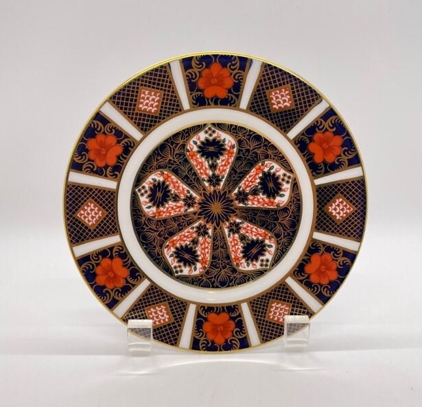 Royal Crown Derby English Bone China 6 Bread Plate 1128 XLIX Royal Crown Derby English Bone China 6 Bread Plate 1128 XLIX