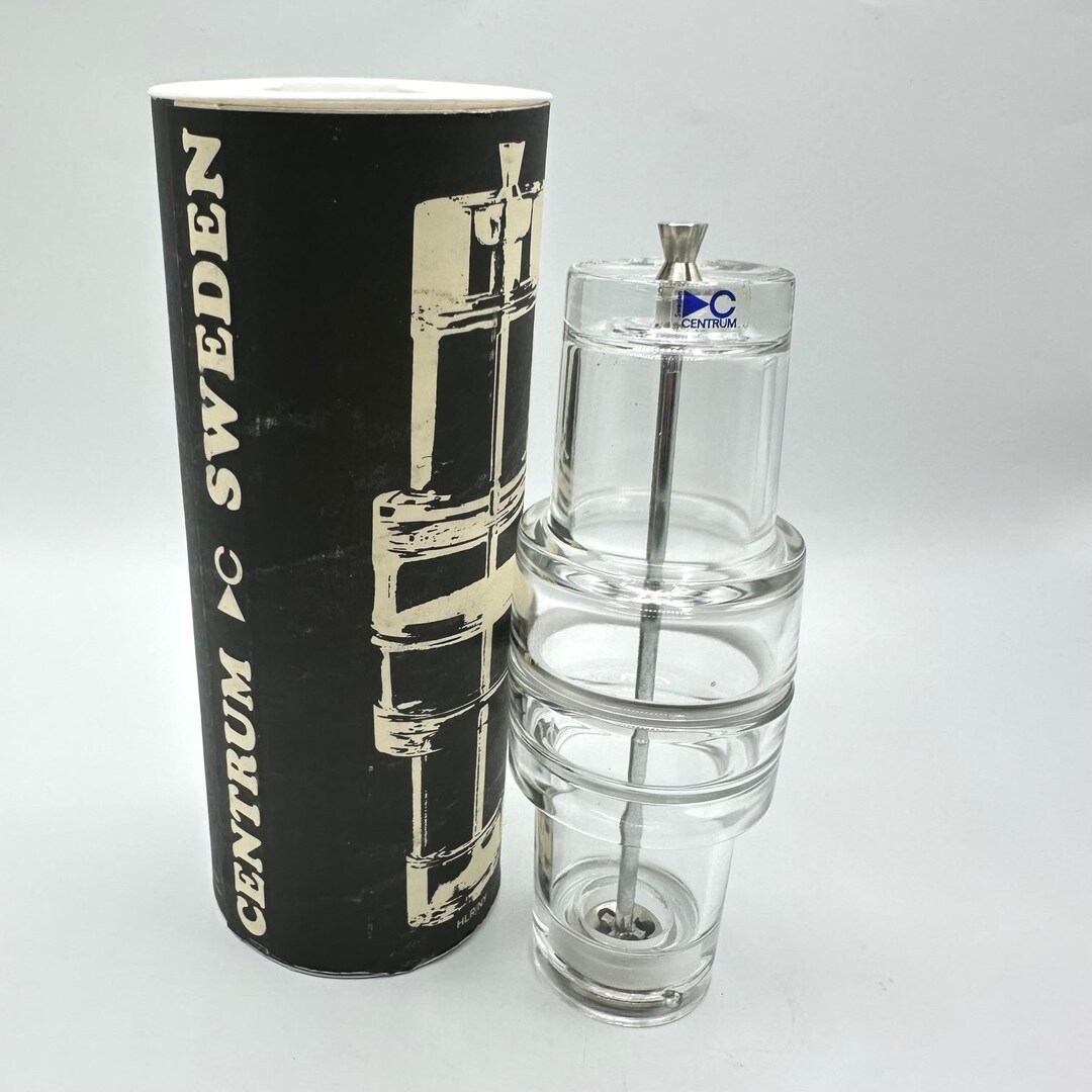 Centrum - Crystal Pepper Mill (made in Sweden) in Original Packaging - Etsy