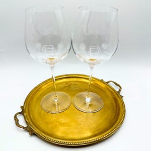 Tiffanys and Co Wine Glass - Etsy
