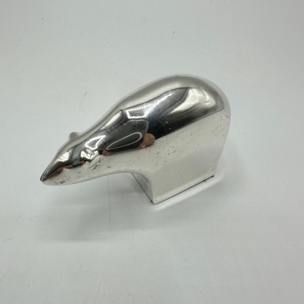 Dansk Design - Silver Plate Polar Bear Paperweight Figurine by Gunnar Cyren