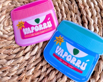 Vaporru Sticker | Waterproof Sticker| Vicks Vaporub inspired Sticker| Latino Latinx funny Sticker| Spanish Mexican sticker, sana sana