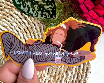 Phoebe Buffay Friends Sticker | Friends Show Inspired Sticker | 90s show | Waterproof Sticker, Laptop, water bottle sticker