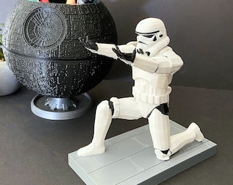 Porte-stylo Stormtrooper | Jouet de bureau Star Wars | Objet de collection imprimé en 3D