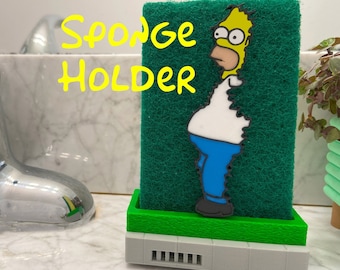 Homer Sponge Holder | Kitchen Decor | Bathroom Decor