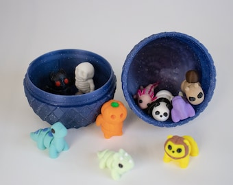 Mini Articulate Animal Toy Pack | Free Dragon Egg Included