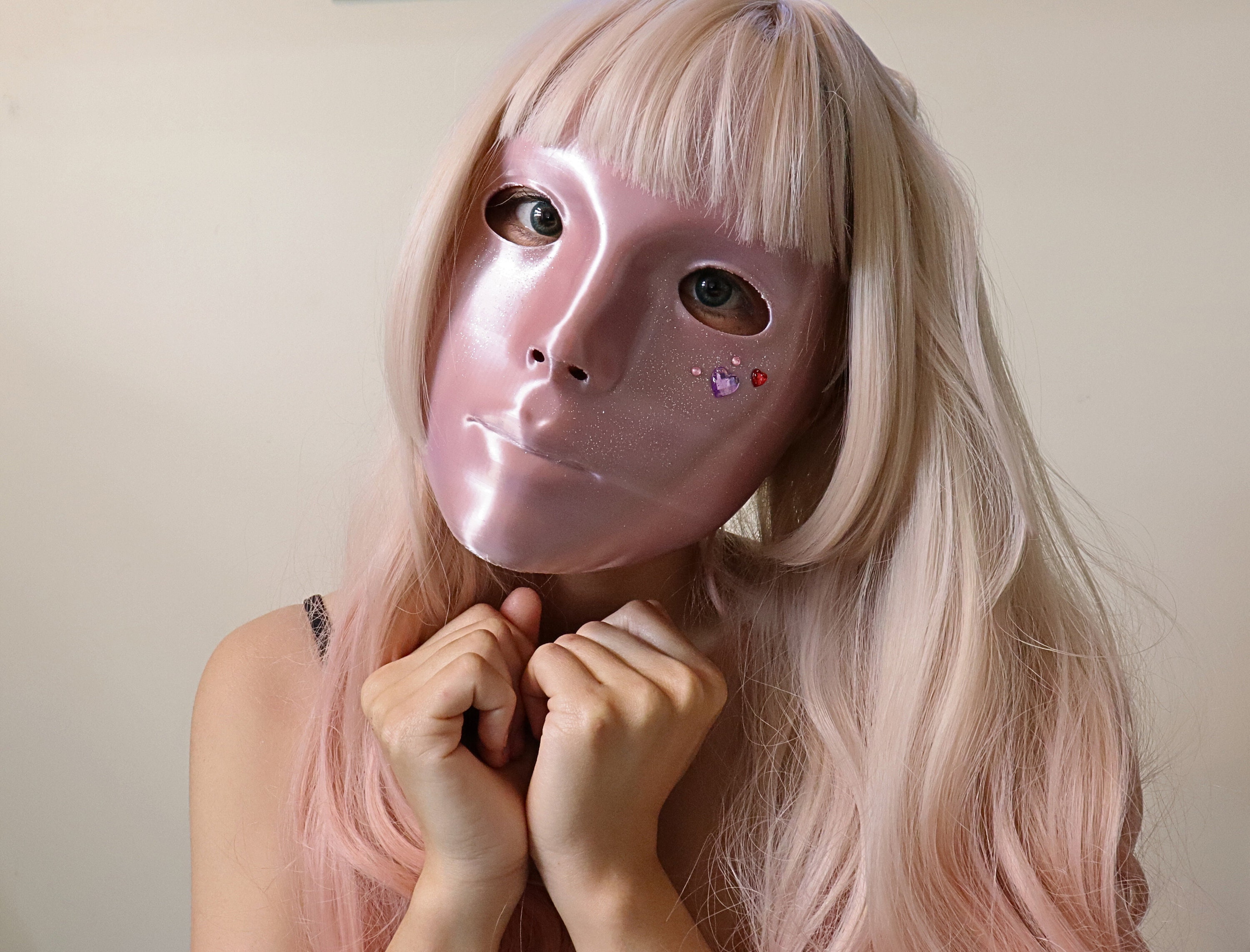 Cute nice Female mask latex silicone Machina realistic human skin masks  Halloween dance masquerade Beautiful Pary gender reveal wo315M