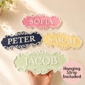 Personalized Vintage Bedroom Door Sign Kid Room Door Name Plaque for Nursery Door and Wall Custom Kid Name Room Baby Shower Gift